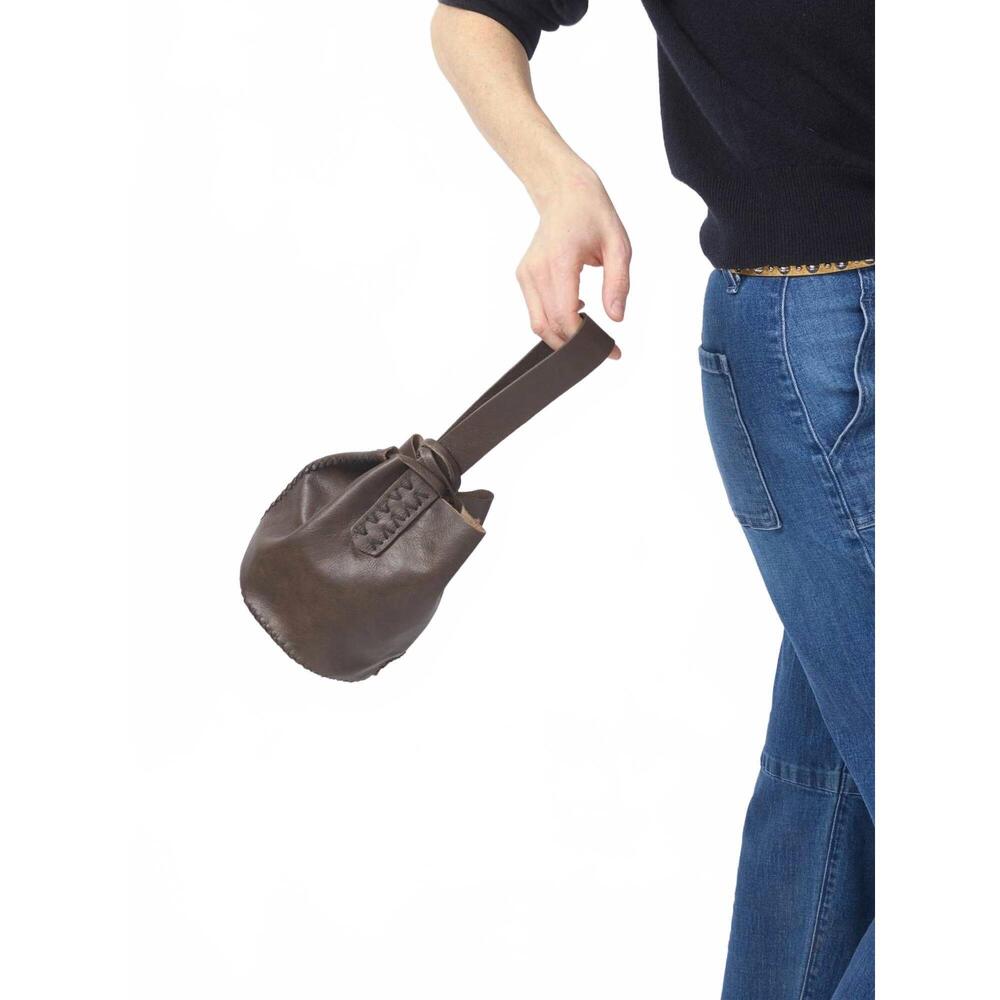 NEW VOLTA ATELIER women's navigli wristlet in espresso - Picture 3 of 3